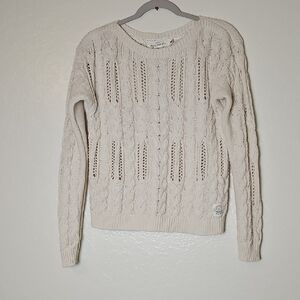 H&M Cream Cable Knit Sweater